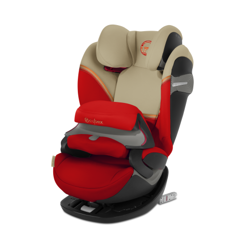 Cybex, Pallas S-Fix - fotelik samochodowy od 9-36 kg, od ok. 9 miesięcy do 12 lat-Autumn Gold