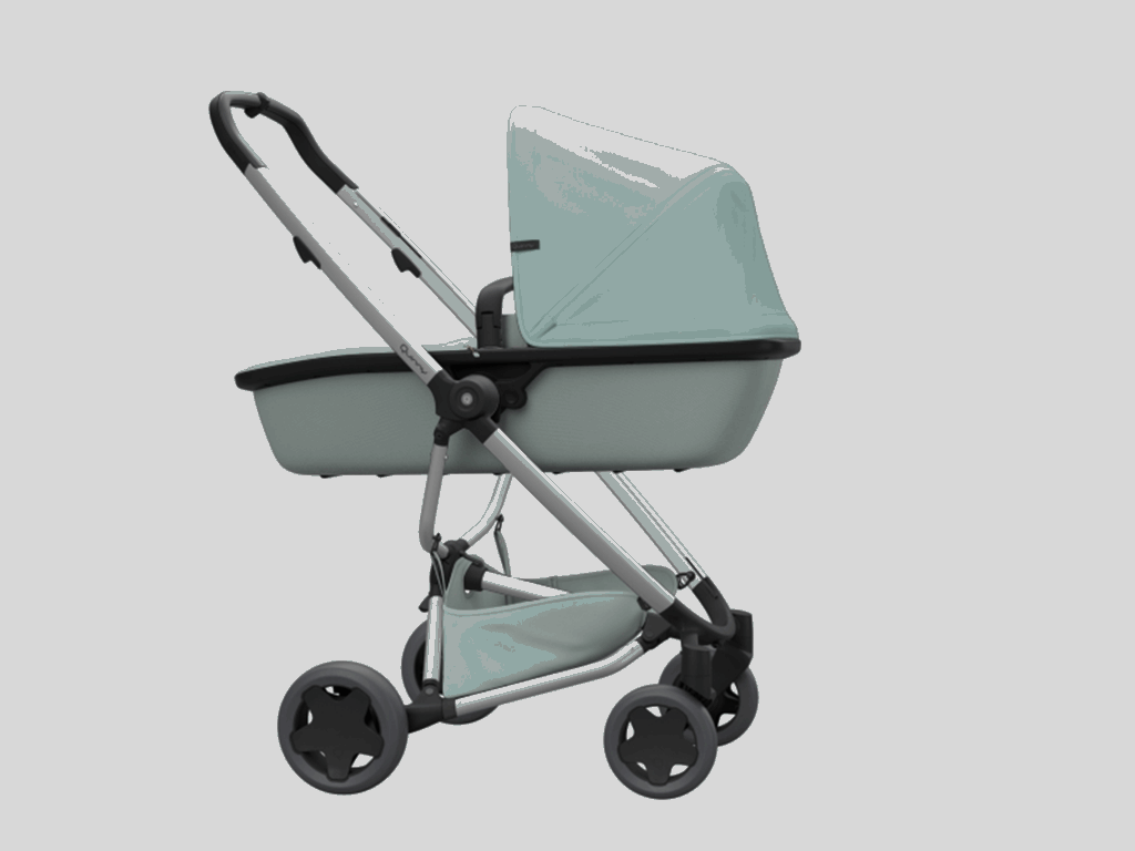 Quinny, Zapp Flex Plus - wózek głęboko-spacerowy-Frost on Grey