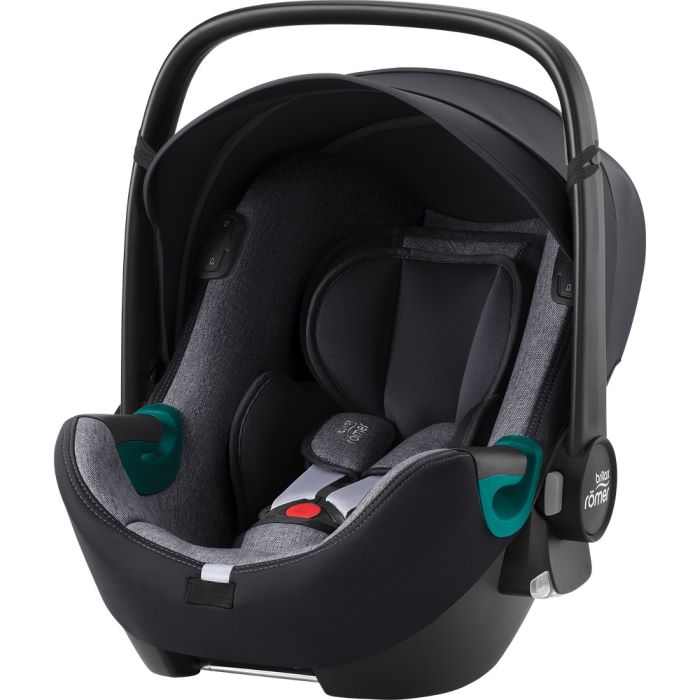 Britax Romer Baby-Safe iSense - fotelik samochodowy od urodzenia do 15 miesiąca życia, od 40 do 83 cm wzrostu-Graphite Marble