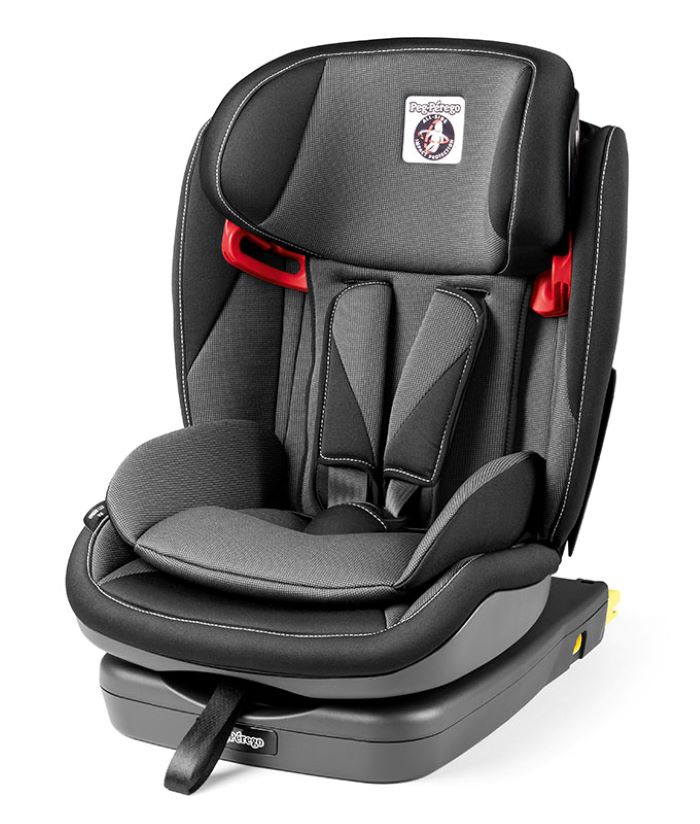 Peg Perego Viaggio 1-2-3 Via isofix - fotelik samochodowy 9-36 od ok. 1 do 12 roku życia -Crystal Black