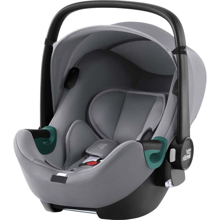 Britax Romer Baby-Safe iSense - fotelik samochodowy od urodzenia do 15 miesiąca życia, od 40 do 83 cm wzrostu-Frost Grey