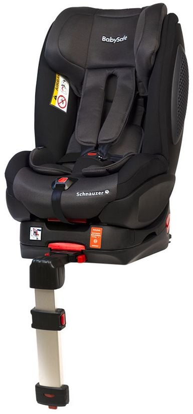 BabySafe Schnauzer - fotelik samochodowy 0-18 kg-Szaro-Czarny