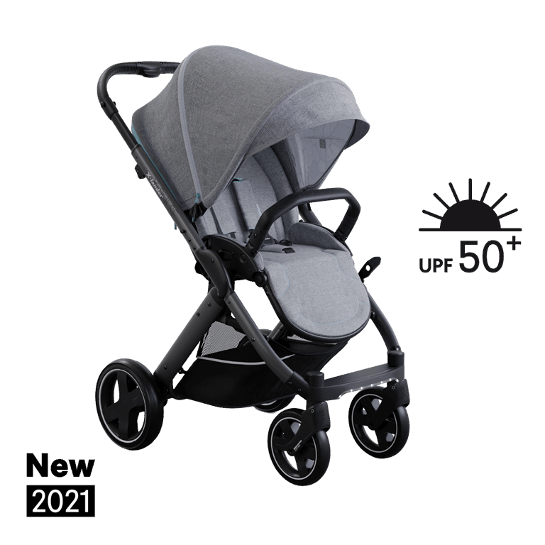 X-Lander X-Pulse - wózek spacerowy-Azure Grey