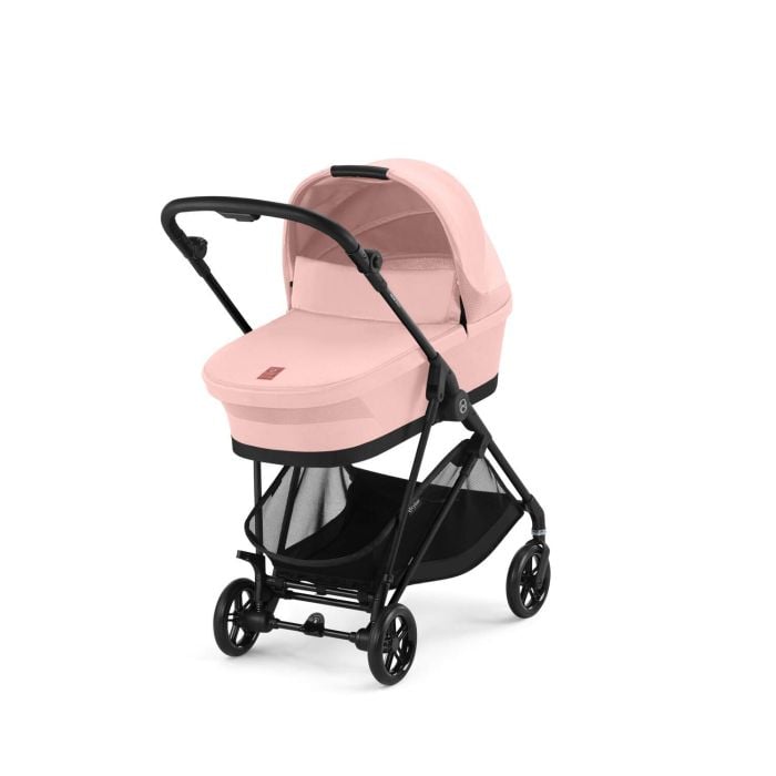 Cybex Melio Carbon - wózek głęboko-spacerowy-Candy Pink