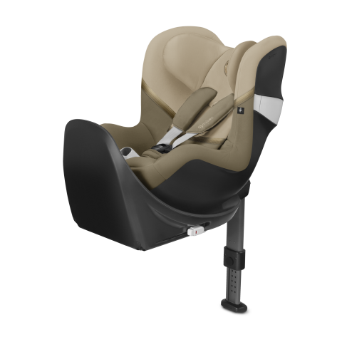 Cybex, Sirona M2 I-Size - fotelik samochodowy bez bazy od urodzenia do 105 cm, do ok. 4 lat-Manhattan Grey-Classic Beige