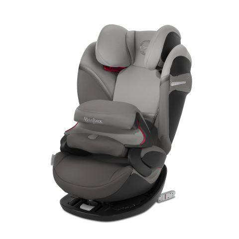 Cybex, Pallas S-Fix - fotelik samochodowy od 9-36 kg, od ok. 9 miesięcy do 12 lat-Soho Grey
