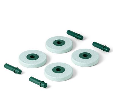 MODU - zestaw 4 piankowych kół-Miętowy