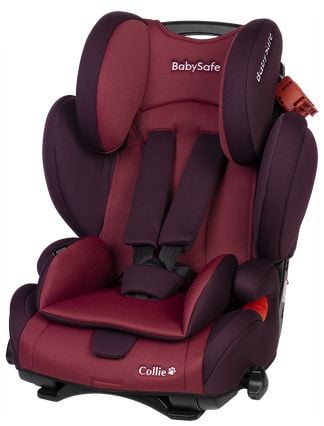 BabySafe Collie - fotelik samochodowy 9-36 kg-Różowo-Fioletowy