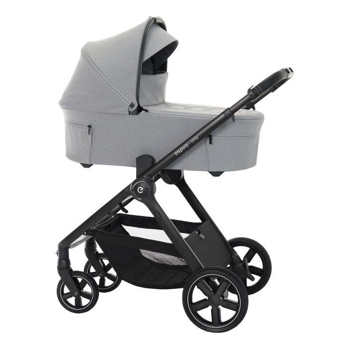 Espiro Only - uniwersalny wózek głęboko-spacerowy z torbą -407 Monument Gray