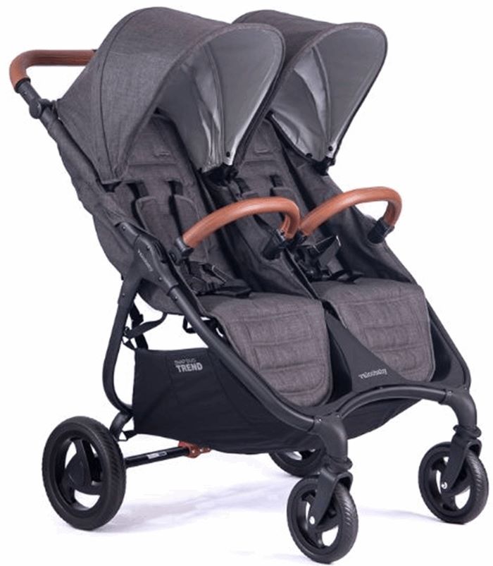 Valco Baby Snap Duo Trend - wózek spacerowy bliźniaczy-Tailor Made Charcoal