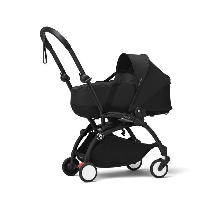 Stokke Yoyo 3 - wózek spacerowy z gondolą-Black/ Czarna rama