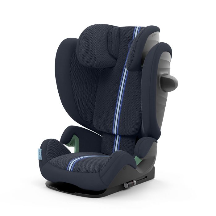 Cybex Solution G i-Fix - fotelik samochodowy dla dzieci od 100 do 150 cm wzrostu-Plus Ocean Blue