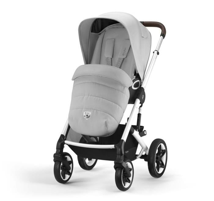 Cybex Talos S Lux - wózek spacerowy z osłoną przed wiatrem-Lava Grey (Silver Frame)