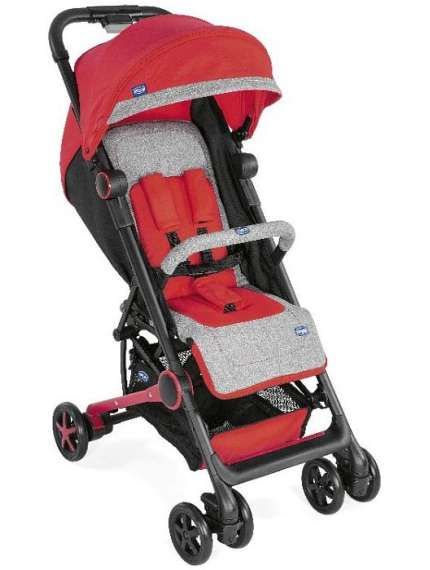 Chicco, Miinimo 2 - wózek spacerowy z pałąkiem-Paprika