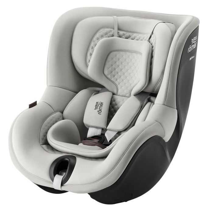 Britax Romer Dualfix 5Z-obrotowy fotelik bez bazy od 61 do 105 cm-Linen Grey LUX