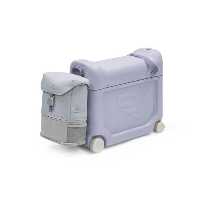 Stokke Jetkids Bedbox Travel Bundle New - zestaw podróżny walizka + plecak-Arctic Blue
