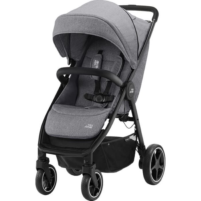 Britax Romer B-Agile R - wózek spacerowy dla dzieci-Elephant Grey/Black