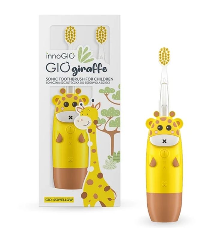 Innogio Soniczna szczoteczka do zębów GIOGiraffe Gio-450-GIO-450 Yellow