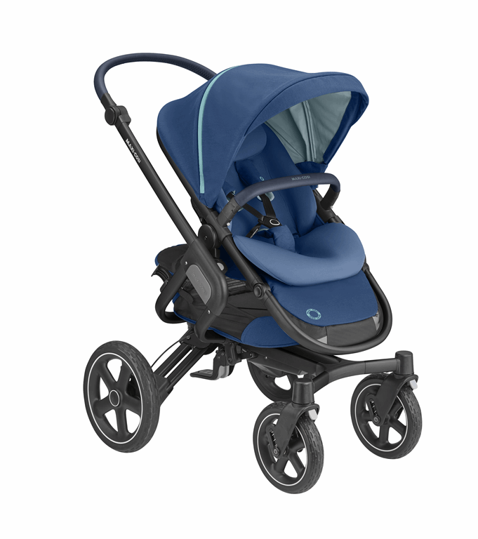 Maxi-Cosi, Nova 4-kołowa - wózek spacerowy-Essential Blue