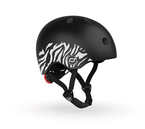 ScootandRide Kask dla małych dzieci z grafiką 1-5 lat-Zebra