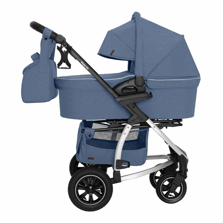 Carrello Vista Air 2 w 1 - uniwersalny wózek głeboko-spacerowy 2 w 1-Denim Blue