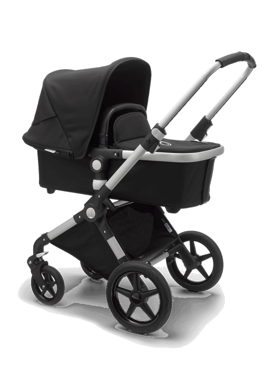 Bugaboo, Lynx - wózek głęboko-spacerowy-Alu/Black-Black
