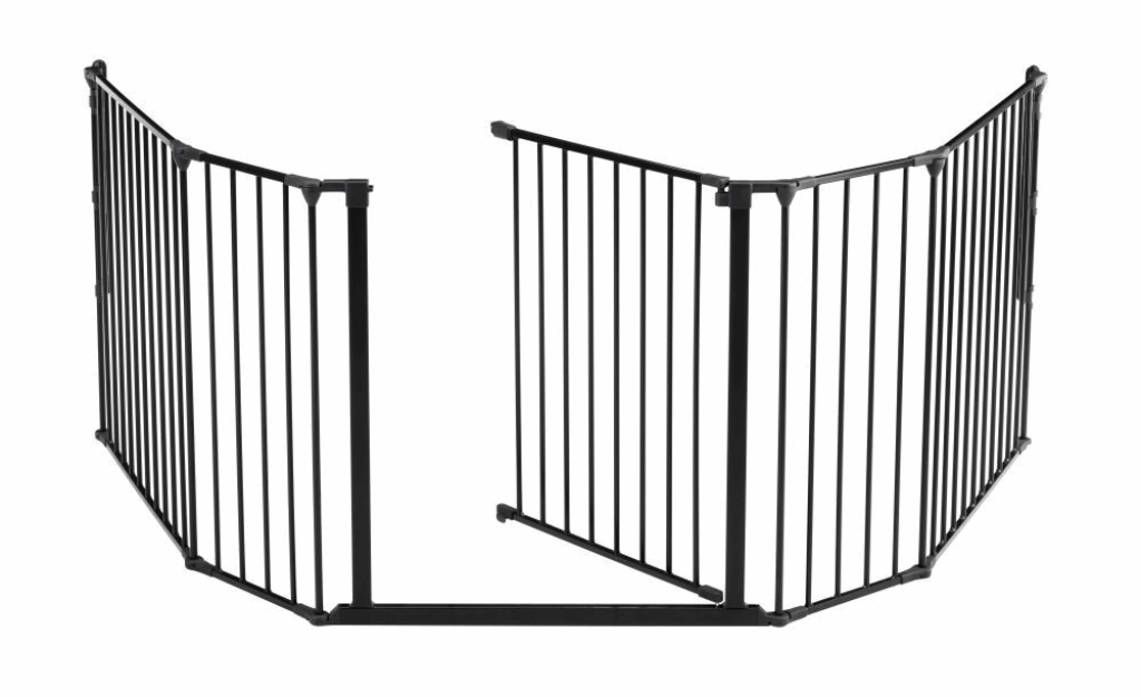 Baby Dan Bramka ochronna-osłona kominka Flex XL - Czarna