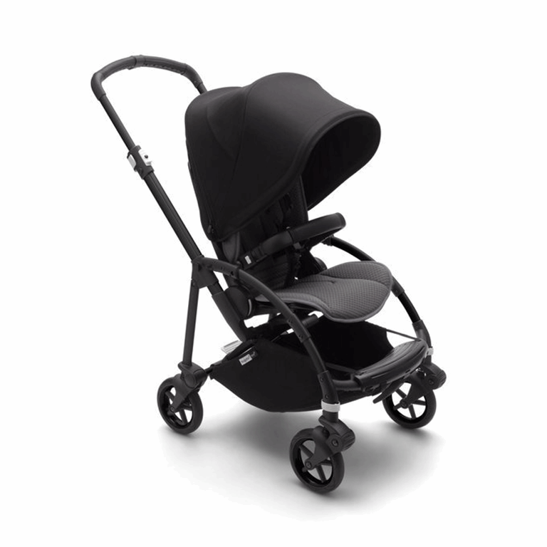 Bugaboo, Bee6 - wózek spacerowy -Black/Grey-Black
