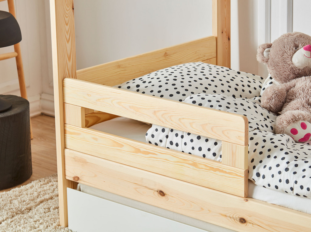 Pinio - barierka do łóżka 160x70 (2 szt.) -Lakier Simple