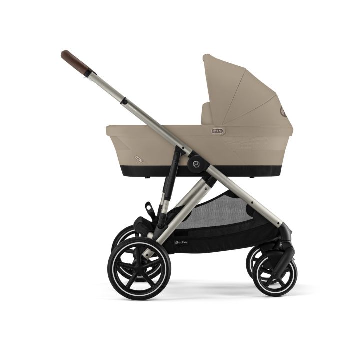 Cybex Gazelle S - wózek głęboko-spacerowy-Almond Beige (Taupe Frame)