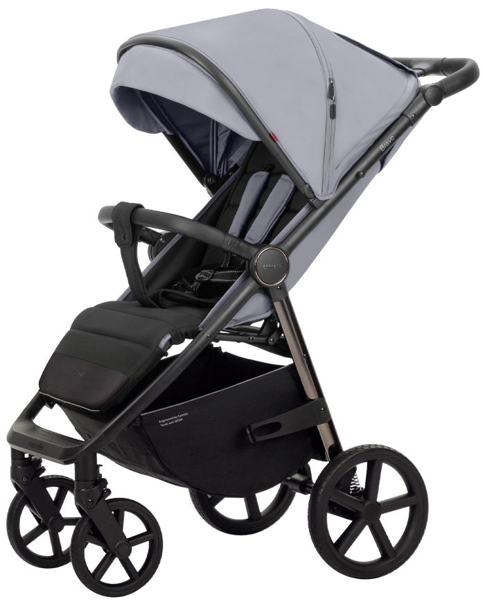 Carrello Bravo Plus 2023 wózek spacerowy do 22 kg-Mist Grey