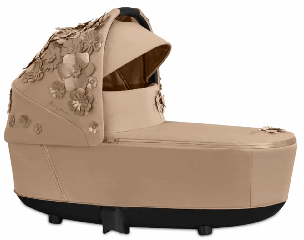 Cybex, Gondola Lux do wózka Priam 2.0-Simply Flowers Nude Beige