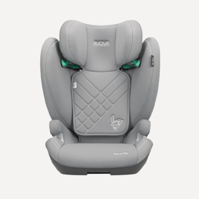 AVOVA Sora-Fix - fotelik dla dzieci od 100 do 150 cm wzrostu-Sky Grey