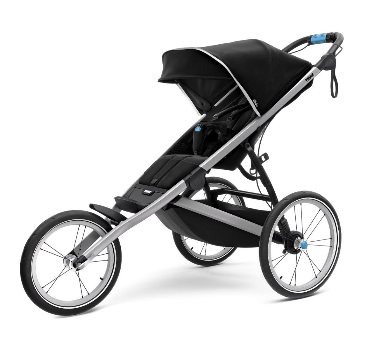 Thule Glide 2 Jet Black - wózek spacerowy do biegania