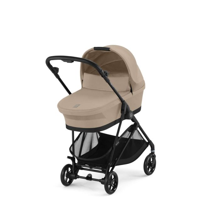 Cybex Melio Carbon - wózek głęboko-spacerowy-Almond Beige