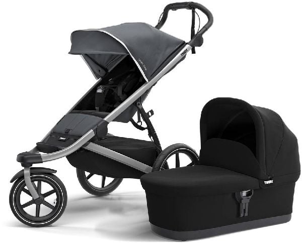 Thule Urban Glide 2 - trójkołowy wózek głęboko - spacerowy do biegania-Dark Shadow