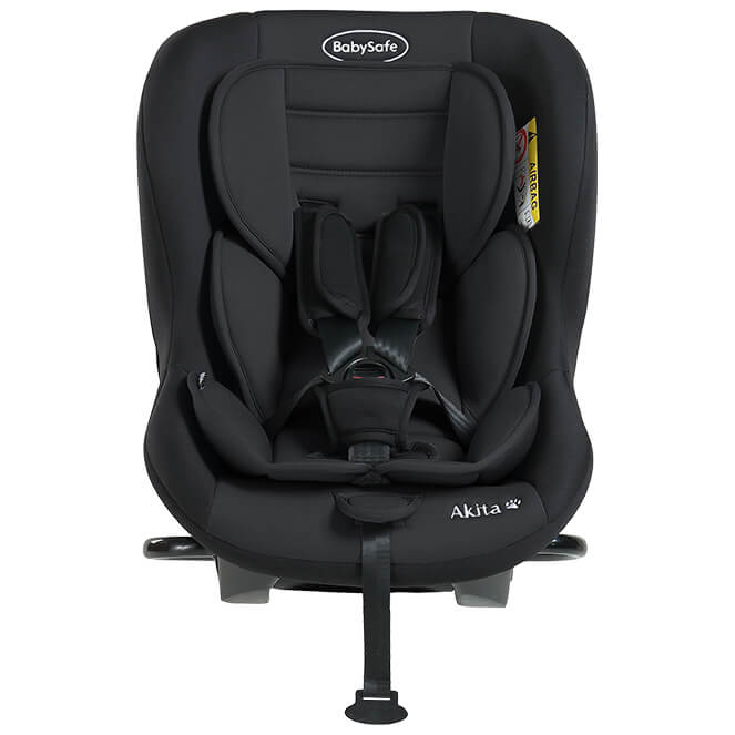 BabySafe Akita - fotelik samochodowy 0-18 kg RWF-Black