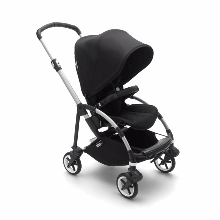 Bugaboo, Bee6 - wózek spacerowy -Alu/Black-Black