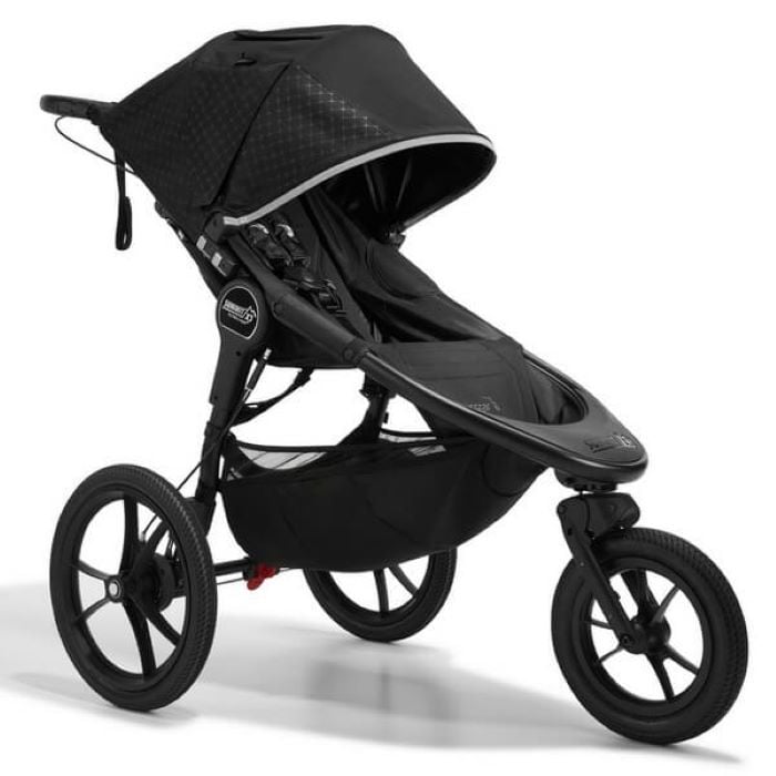 Baby Jogger Summit X3 - trójkołowy wózek spacerowy-Midnight Black