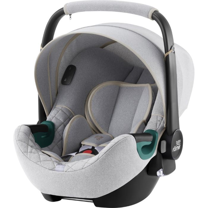Britax Romer Baby-Safe iSense - fotelik samochodowy od urodzenia do 15 miesiąca życia, od 40 do 83 cm wzrostu-Nordic Grey