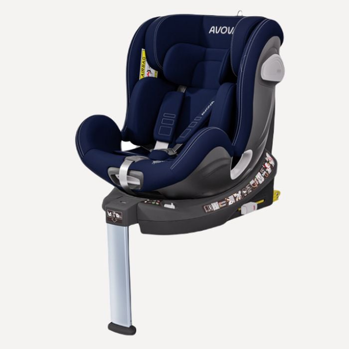 Avova Swan-Fix - fotelik dla dzieci od 40 do 125 cm wzrostu-River Blue