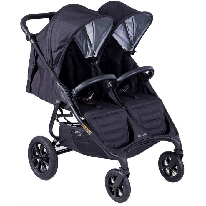 Valco Baby Snap Trend Duo Sport - wózek spacerowy bliźniaczy-Tailor Made Ash Black