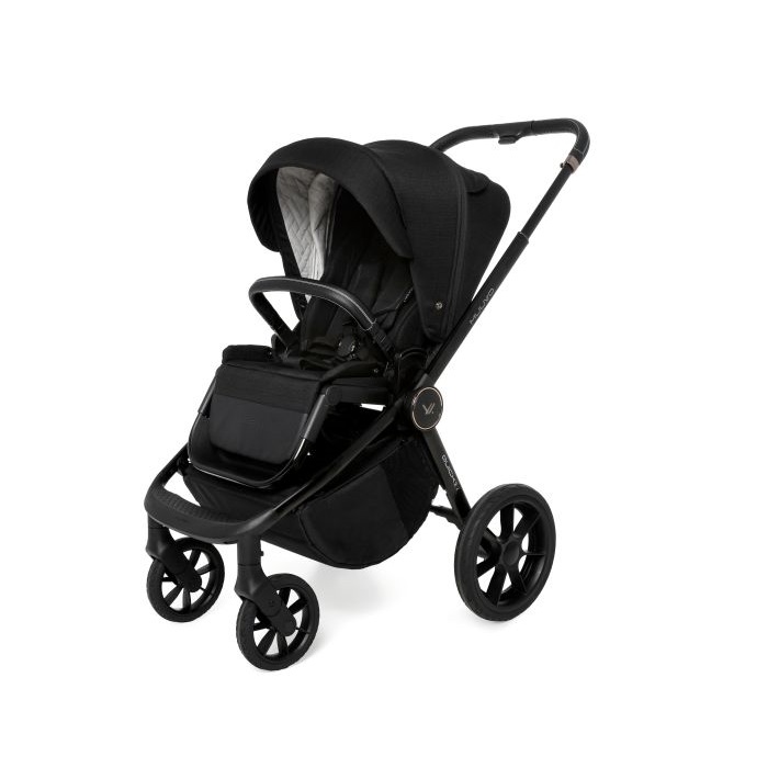 Muuvo Quick SE 2 - stylowy wózek spacerowy z torbą-Chromium Black