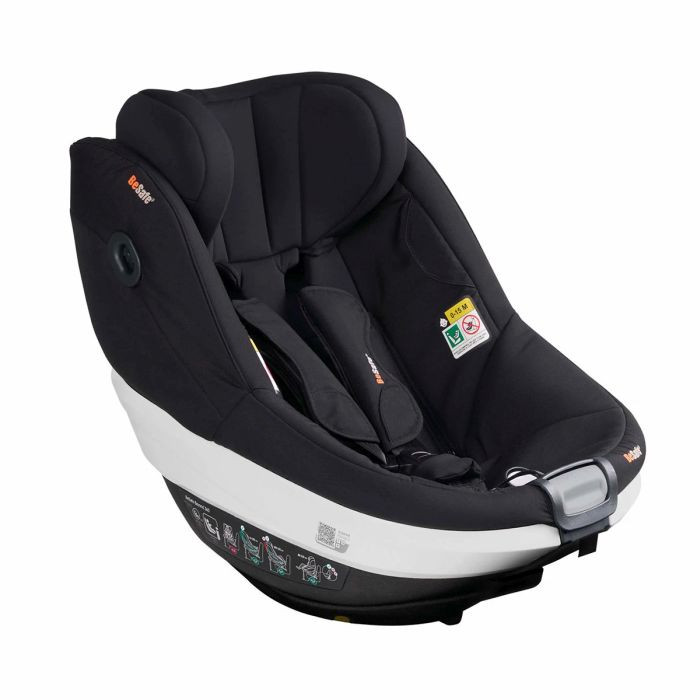 BeSafe Beyond 360 z bazą Beyond-obrotowy fotelik dla maluchów od 61-125 cm, 9-22 kg, 6 miesięcy-6 lat-Czarny Cab