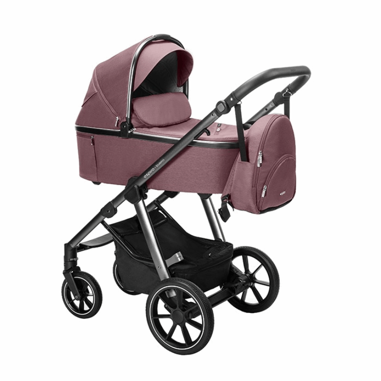 Espiro Bueno - uniwersalny wózek głęboko-spacerowy 2 w 1-318 Heather Pink