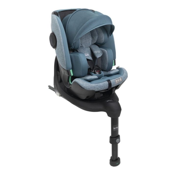 Chicco Bi-Seat Air z obrotową bazą Full 360 i-Size - fotelik od 40 do 150 cm wzrostu-Teal Blue