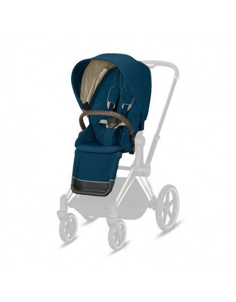 Cybex, Priam 2.0 - tapicerka siedziska-Mountain Blue