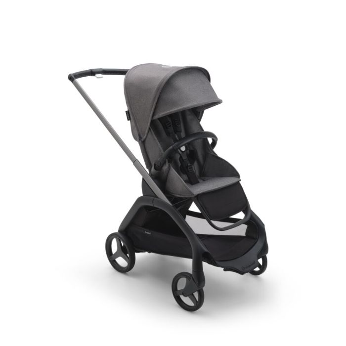 Bugaboo Dragonfly - wózek spacerowy-Graphite-Grey Melange-Grey Melange