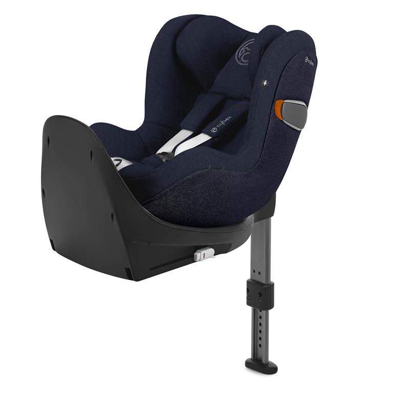 Cybex Sirona Zi i-Size - fotelik samochodowy dla dzieci o wzroście 45 - 105 cm, max. 18 kg z bazą-Plus Nautical Blue