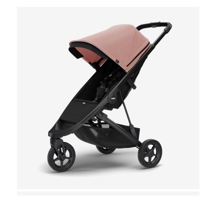 Thule Spring - wózek spacerowy-Black-Misty Rose